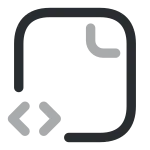 Document Code 2 SVG Icon